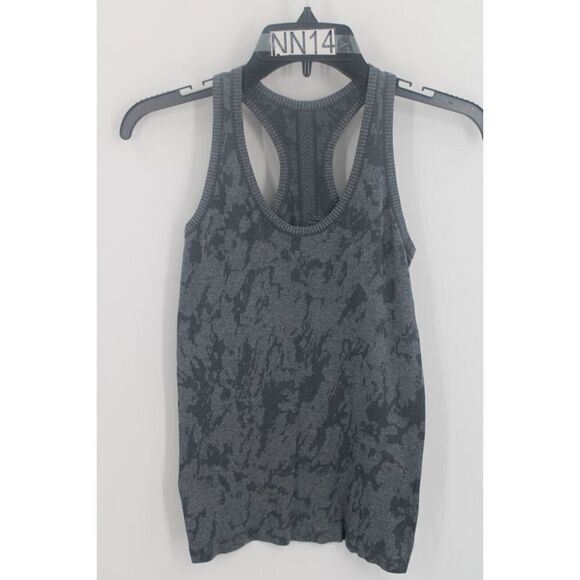 Zyia Active Tank Top Racerback Yoga Workout Nylon Stretch GRAY Womens SIZE XS - Picture 1 of 8